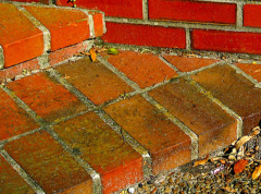 Brick Patio Steps